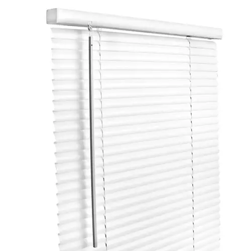 Blinds Vinyl 1" 60" W X 64" H White Cordless White