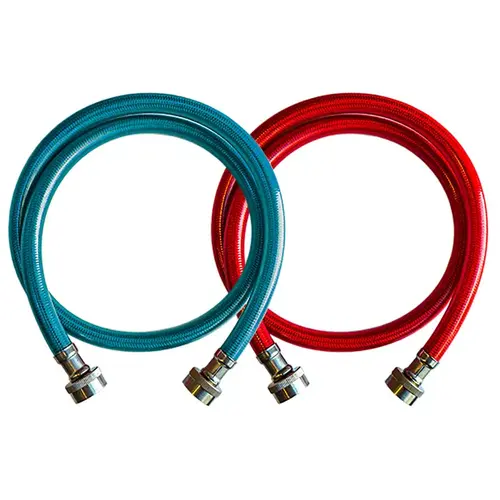 Washing Machine Hose Rubber 3/8" D X 4 ft. L