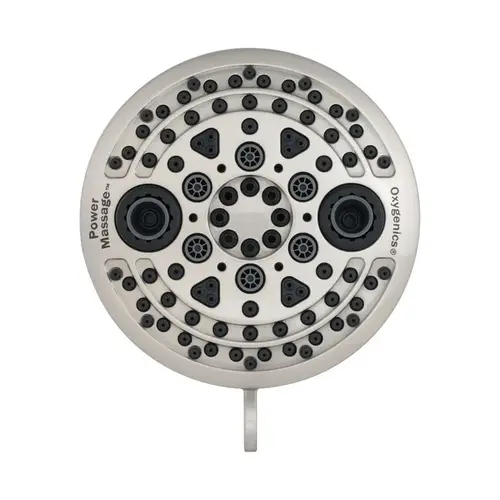 PowerMassage 5-Spray 1.75 GPM Fixed Shower Head, Brushed Nickel