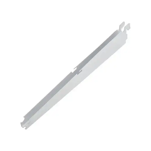 Fast Track Bracket 2" H X .7" W X 12" L Steel White Fast Track Bracket 2" H X .7" W X 12" L Steel White