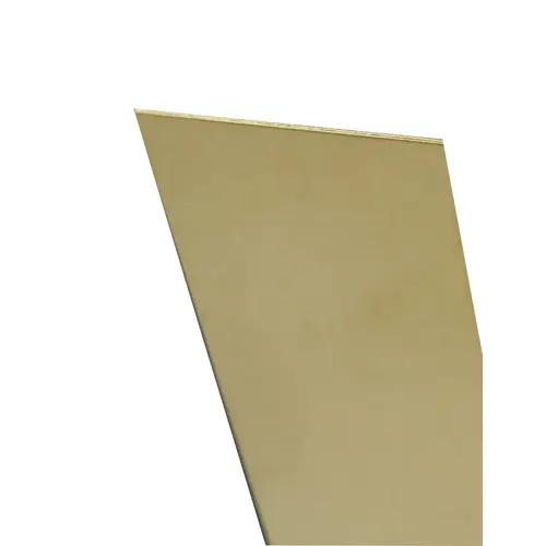 Sheet Metal 0.064" X 6" W X 12" L Brass Sheet Metal 0.064" X 6" W X 12" L Brass
