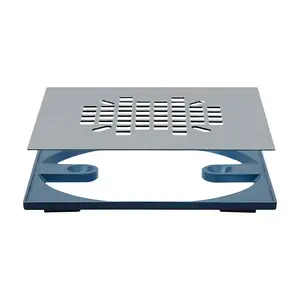 Sioux Chief 821-2QAS Drain Grate 4-3/8" Chrome Square Stainless Steel Chrome