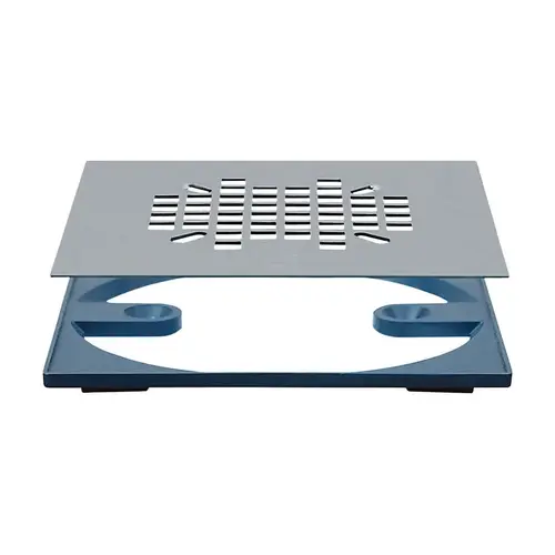 Drain Grate 4-3/8" Chrome Square Stainless Steel Chrome Drain Grate 4-3/8" Chrome Square Stainless Steel Chrome