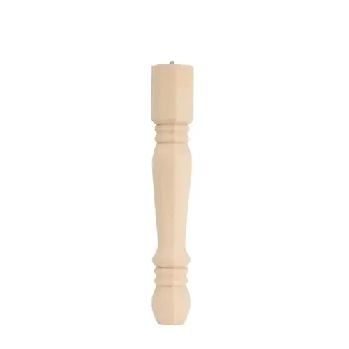 Table Leg 14" H Traditional Pine Beige