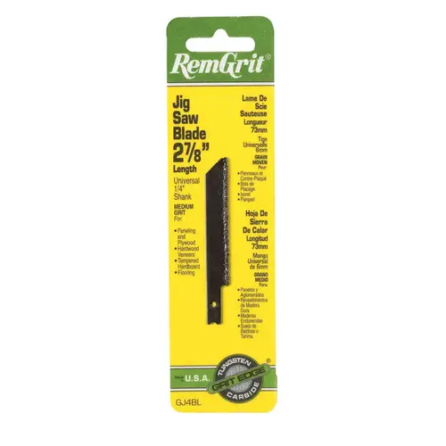 Jig Saw Blade 2-7/8" Carbide Grit Universal Assorted TPI