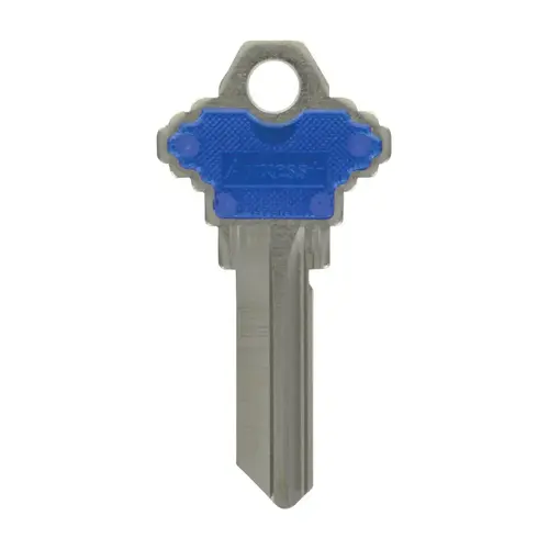 Key Blank Traditional Key House/Office 68 SC1, EZ2, CLP1 Single For Schlage Locks Blue/Silver - pack of 10 Key Blank Traditional Key House/Office 68 SC1, EZ2, CLP1 Single For Schlage Locks Blue/Silver - pack of 10