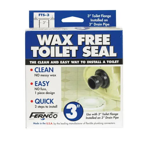 Toilet Seal Wax Free 3" PVC Toilet Seal Wax Free 3" PVC