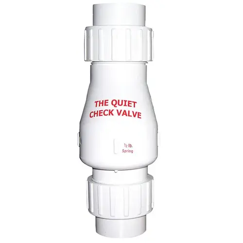 Check Valve 2" D Slip PVC Quiet