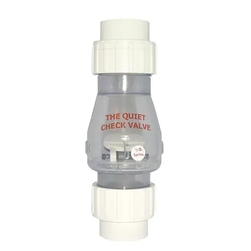 Check Valve 2" D X 2" D Slip PVC Quiet Check Valve 2" D X 2" D Slip PVC Quiet
