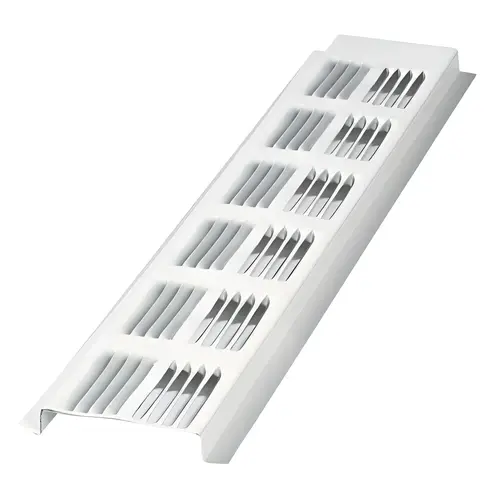 Continuous Soffit Vent 0.5" H X 2.6" W X 96.6" L White Aluminum White