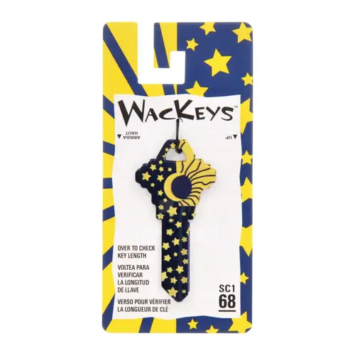 Universal Key Blank Wackey Sun & Moon House/Office Single Universal Key Blank Wackey Sun & Moon House/Office Single