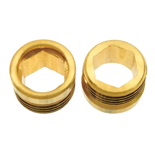 Faucet Seat For Streamway 3/4"-24 Brass Pair Faucet Seat For Streamway 3/4"-24 Brass Pair
