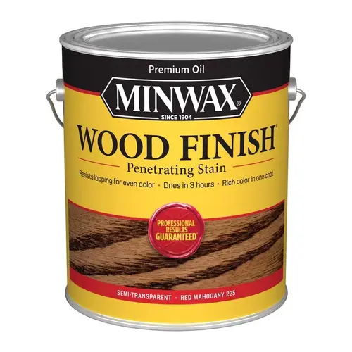 Penetrating Stain Wood Finish Semi-Transparent Red Mahogany Oil-Based 1 gal Red Mahogany - pack of 2 Penetrating Stain Wood Finish Semi-Transparent Red Mahogany Oil-Based 1 gal Red Mahogany - pack of 2