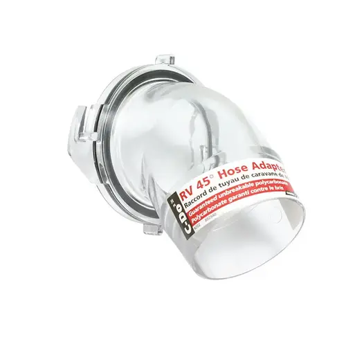 C-DO2 Series Hose Adapter, 4-1/2 in L, Polycarbonate, Clear