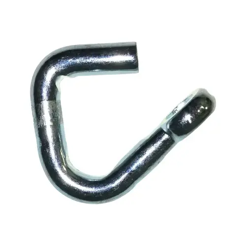 Hook Large Zinc-Plated Silver Steel 1/4" L 600 lb Zinc-Plated Hook Large Zinc-Plated Silver Steel 1/4" L 600 lb Zinc-Plated