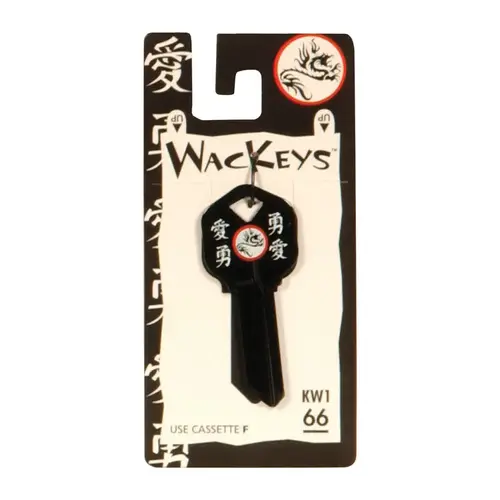 Universal Key Blank Wackey Black Dragon House/Office Single Universal Key Blank Wackey Black Dragon House/Office Single