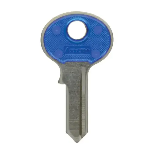 Key Blank Traditional Key House/Office 69 M1 Single For Master Locks Blue/Silver - pack of 10