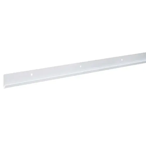 Fast Track Rail .5" H X 1.7" W X 40" L Steel White - pack of 10 Fast Track Rail .5" H X 1.7" W X 40" L Steel White - pack of 10