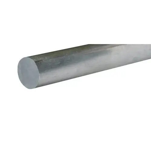 Aluminum Rod 12" L X 0.4" D Mill