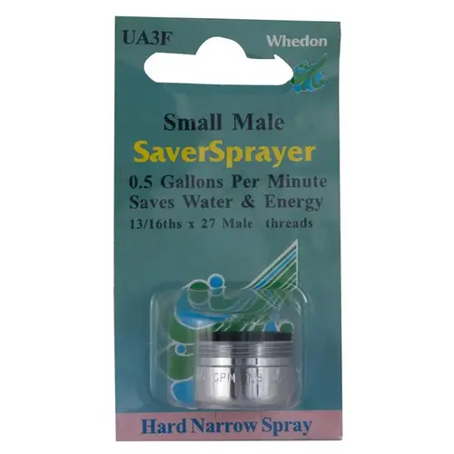 Faucet Aerator SaverSprayer Male Thread 13/16"-27M Chrome Chrome