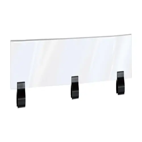 Slat Wall Sign Topper Kit Clear Slat Wall Sign Topper Kit Clear