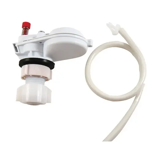 Toilet Fill Valve, Plastic Body, Anti-Siphon: Yes, For: Most Toilets, Excluding 1-Piece Low-Boys White