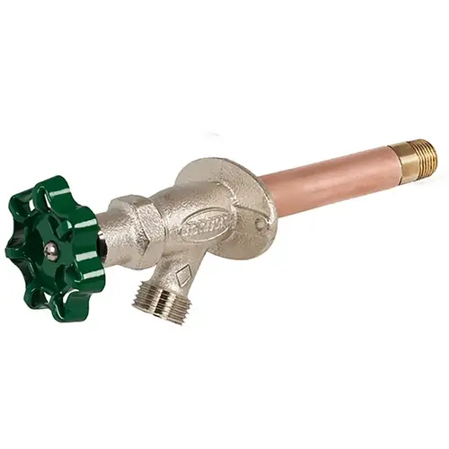 Freezeless Wall Hydrant C-134 Series 1/2" MPT X 1/2" Sweat Brass Satin Nickel