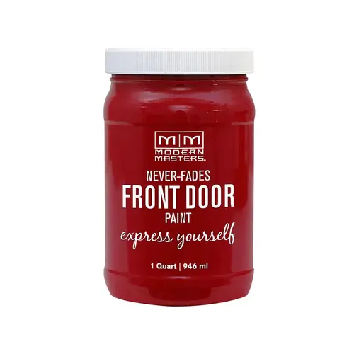 Front Door Paint Satin Sophisticated Water Base Exterior and Interior 1 qt Sophisticated