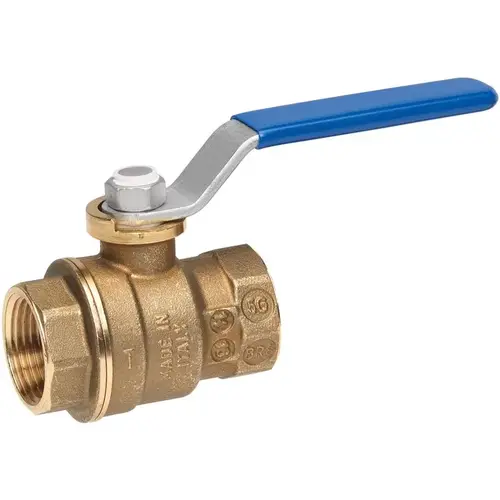Ball Valve 1/2" Brass FIP Full Port Quarter-Turn Lever For Water/Oil/Gas Ball Valve 1/2" Brass FIP Full Port Quarter-Turn Lever For Water/Oil/Gas