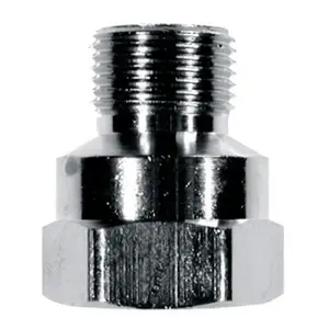 JMF COMPANY 4338455 Adapter 3/8" Male X 1/2" D Female Brass Silver