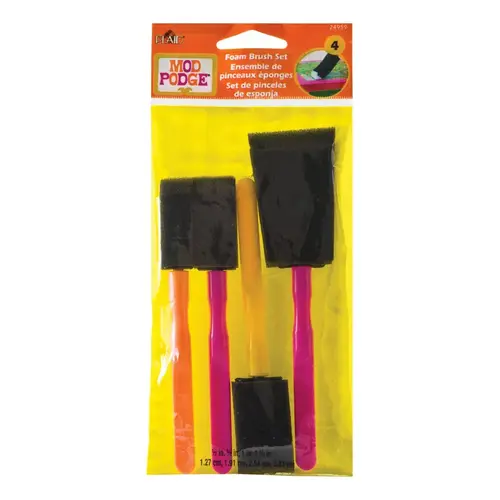 Decoupage Brush Set Mod Podge Assorted - pack of 3