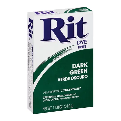 Dye Dark Green For Fabric Dark Green - pack of 6 Dye Dark Green For Fabric Dark Green - pack of 6