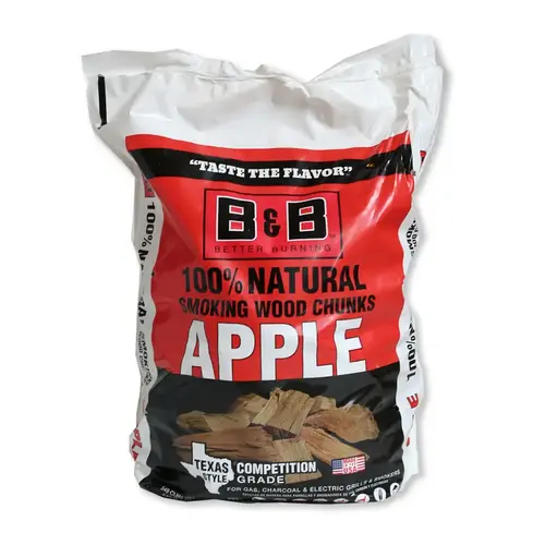 Wood Smoking Chunks All Natural Apple 549 cu in Wood Smoking Chunks All Natural Apple 549 cu in