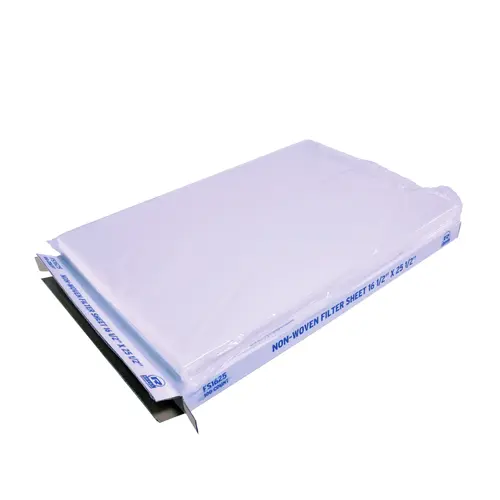 Royal 16.5 Inch X 25.5 Inch Non-Woven Filter Sheet, 100 Each