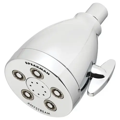 Showerhead AnyStream Polished Chrome Plastic 3 settings 2.5 gpm Polished Chrome Showerhead AnyStream Polished Chrome Plastic 3 settings 2.5 gpm Polished Chrome