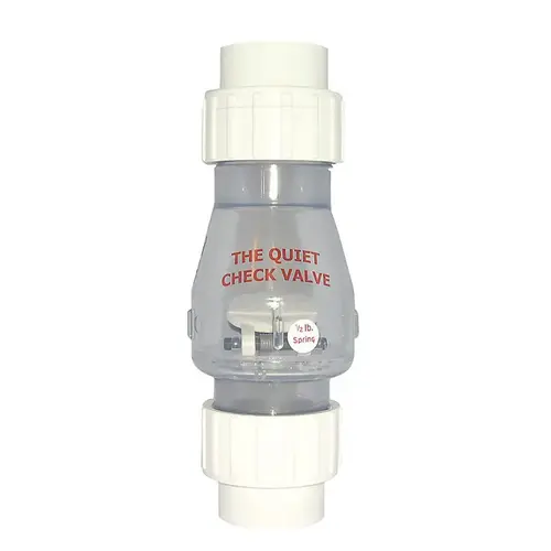 Check Valve 1-1/2" D Slip PVC Quiet Check Valve 1-1/2" D Slip PVC Quiet