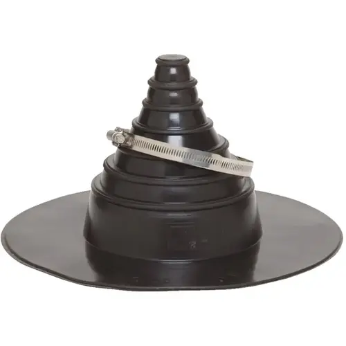 Pipe Boot Repair System 13-1/2" W X 13-1/2" L Rubber Black Black