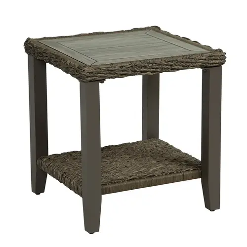Side Table Rochdale Brown Square Stone Brown Side Table Rochdale Brown Square Stone Brown