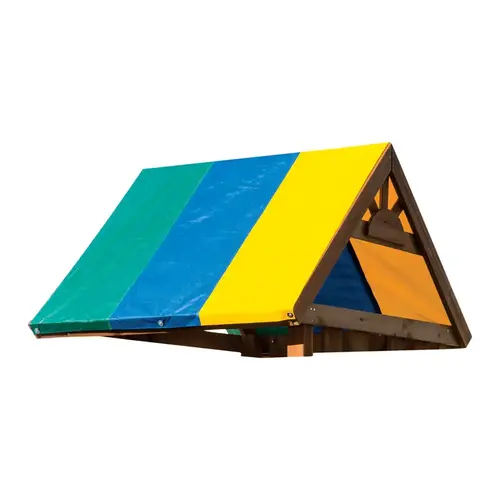 52 In. x 90 In. Multicolored Replacement Poly Tarp 52 In. x 90 In. Multicolored Replacement Poly Tarp