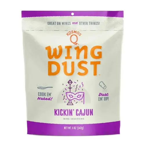 Wing Seasoning Wing Dust Kickin' Cajun 5 oz Wing Seasoning Wing Dust Kickin' Cajun 5 oz