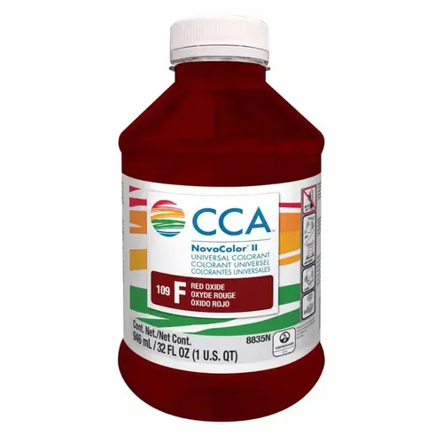 Paint Colorant NovoColor II Red Oxide 1 qt Red Oxide Paint Colorant NovoColor II Red Oxide 1 qt Red Oxide