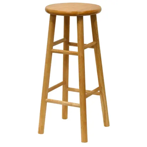 Barstool Natural Wood Casual Barstool Natural Wood Casual
