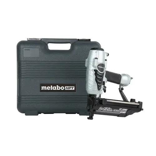 Finish Nailer, 100 Magazine, Straight Collation, 2-1/2 in Fastener Black/Green Finish Nailer, 100 Magazine, Straight Collation, 2-1/2 in Fastener Black/Green