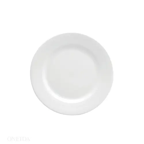 Oneida 7.125 Inch Buffalo Bright White Rolled Edge Plate, 36 Each Oneida 7.125 Inch Buffalo Bright White Rolled Edge Plate, 36 Each