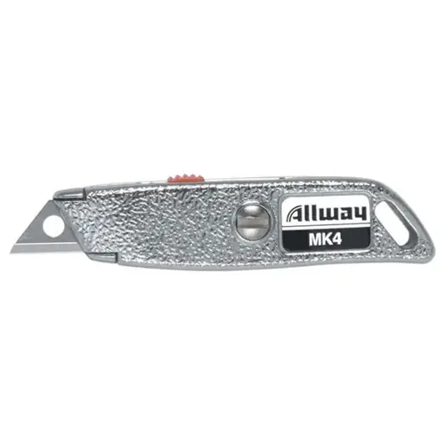 Micro Utility Knife 2-1/2" Retractable Chrome Chrome