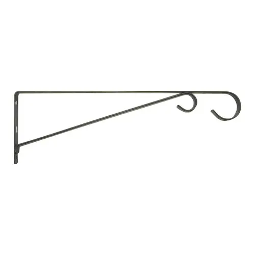 Plant Hook Black Steel 15" H Straight w/Loop Black Plant Hook Black Steel 15" H Straight w/Loop Black