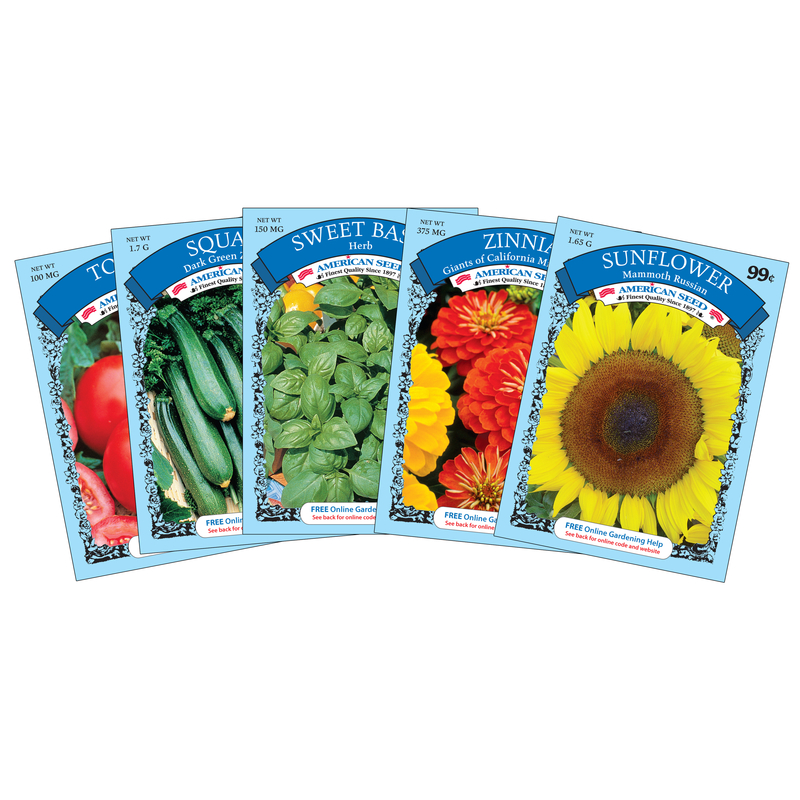 American Seed PGP1000A Seed Display, Flowers, Vegetables & Herbs - pack of  800 Buy Now