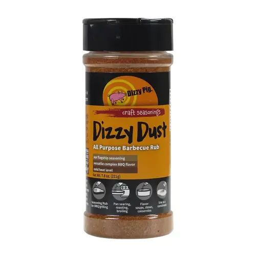 BBQ Rub Dizzy Dust Regular Grind 7.8 oz
