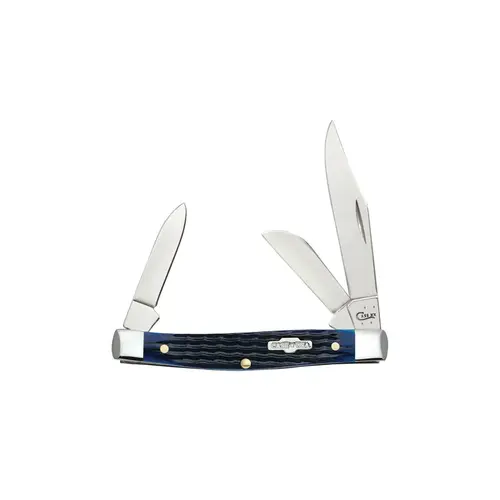 Pocket Knife Folding Rogers Medium Stockman Blue Blue Pocket Knife Folding Rogers Medium Stockman Blue Blue