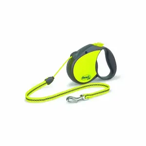 Flexi PN2.266.S NEO15 Leash Neon Yellow Retractable Plastic Dog Medium Neon Yellow